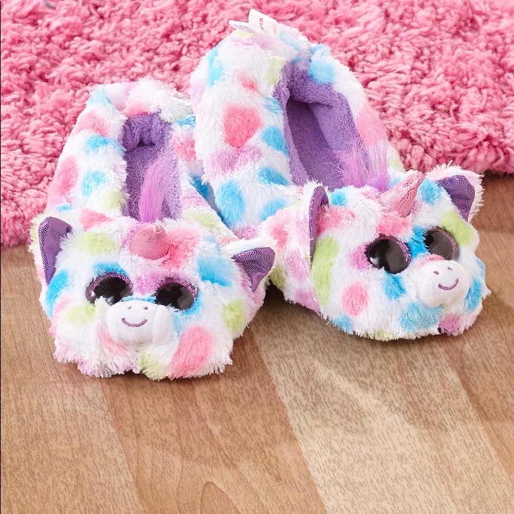 Ty Beanie Boos Little Girls' Slipper Socks